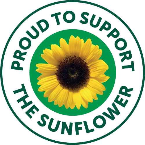 Proud to support the sunflower badge